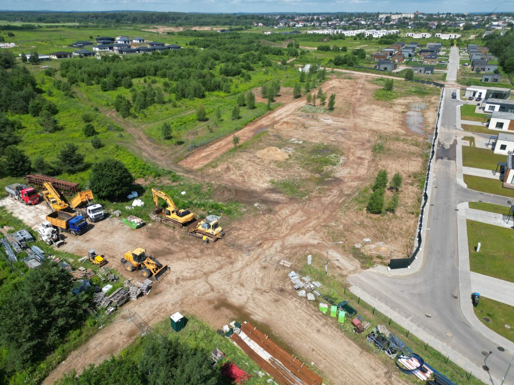 Trakų kaimynystė 2 etapas (Zubiškių g. 84, 86, 88 - 188) - Private house community - construction photos