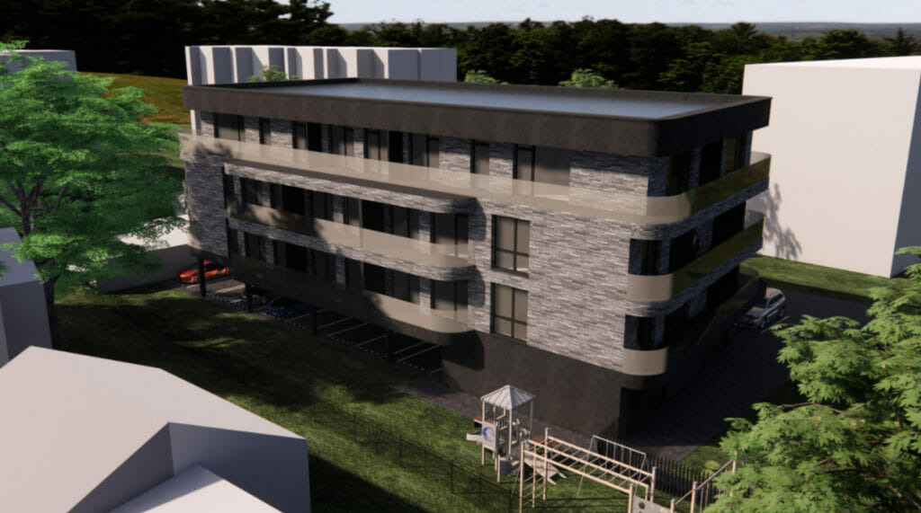 SG24 (Studentų g. 24) - Daugiabutis - vizualizacija