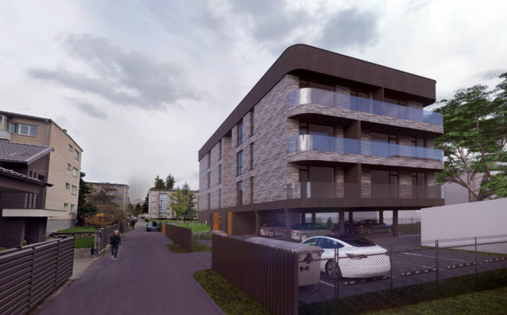 SG24 (Studentų g. 24) - Daugiabutis - vizualizacija