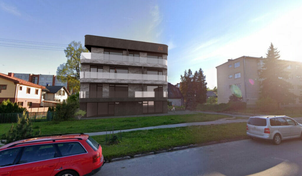 SG24 (Studentų g. 24) - Daugiabutis - vizualizacija