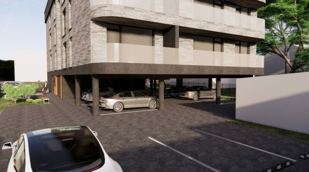 SG24 (Studentų g. 24) - Daugiabutis - vizualizacija