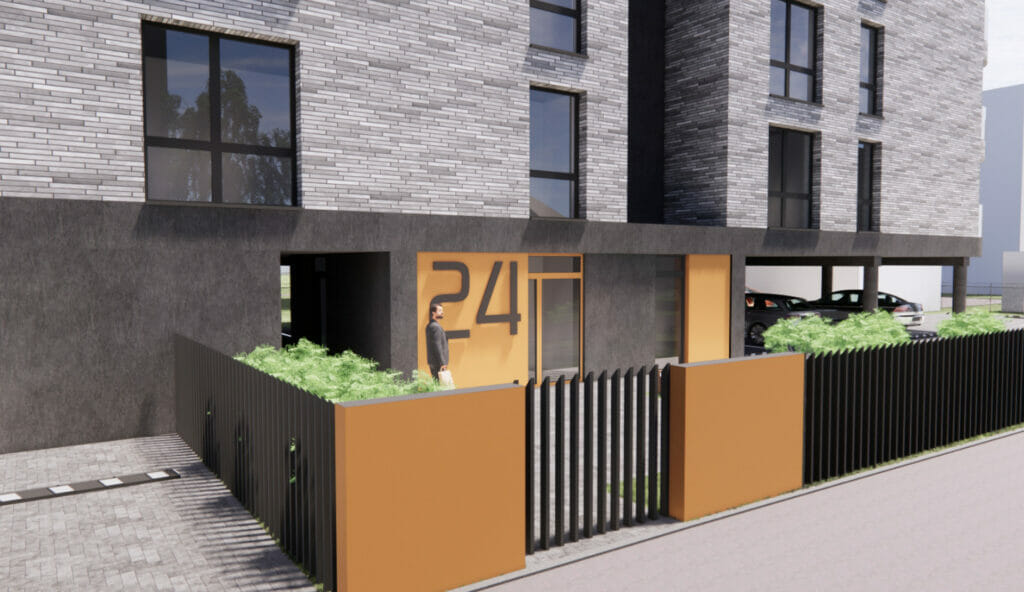 SG24 (Studentų g. 24) - Daugiabutis - vizualizacija