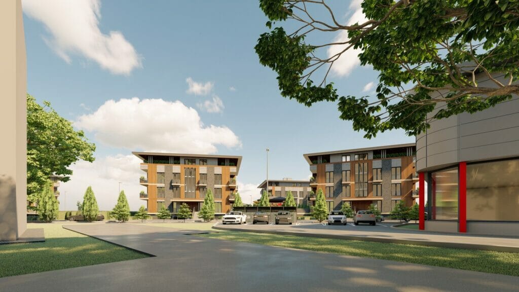 Apiņi (Apiņu iela 7, Krustkalni, Ķekavas pag.) - Multi apartment - visualization