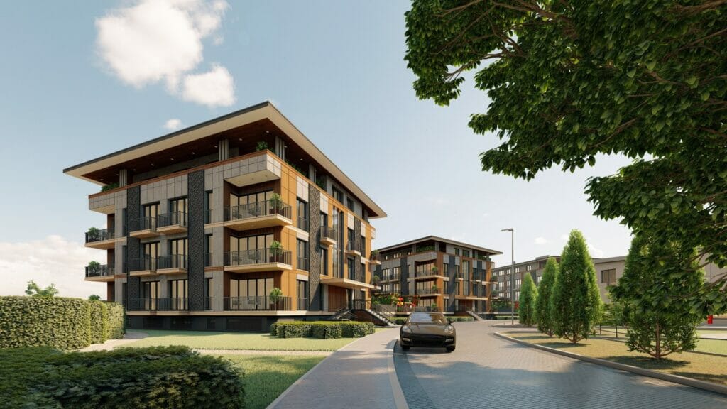 Apiņi (Apiņu iela 7, Krustkalni, Ķekavas pag.) - Multi apartment - visualization