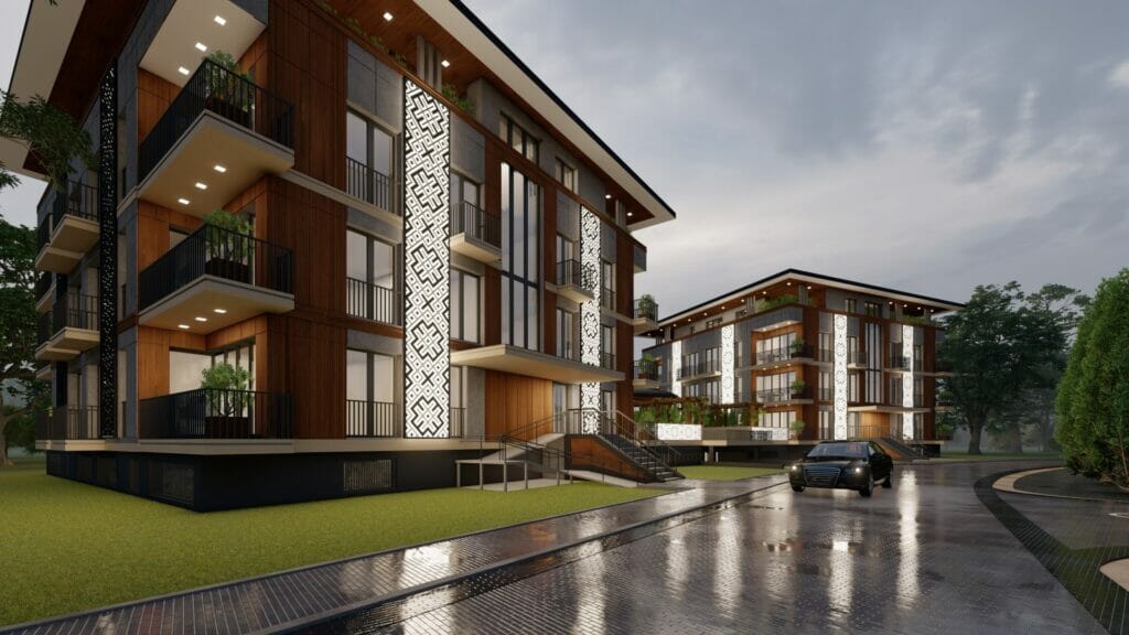 Apiņi (Apiņu iela 7, Krustkalni, Ķekavas pag.) - Multi apartment - visualization