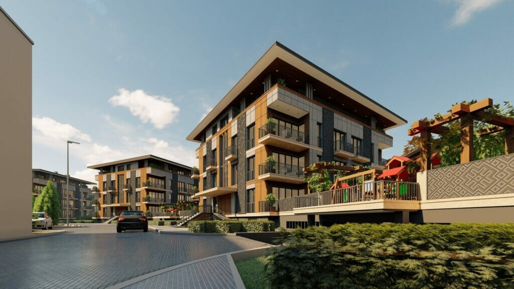 Apiņi (Apiņu iela 7, Krustkalni, Ķekavas pag.) - Multi apartment - visualization