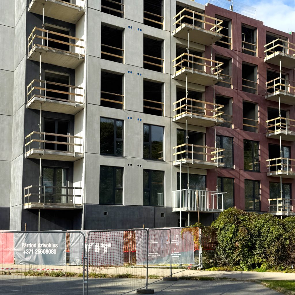 Rubīns I (Jāņa Endzelīna iela 11) - Daugiabutis - statybų nuotraukos