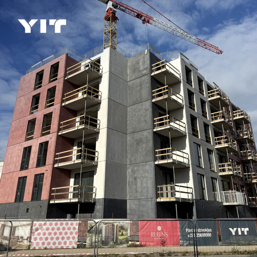 Rubīns I (Jāņa Endzelīna iela 11) - Daugiabutis - statybų nuotraukos