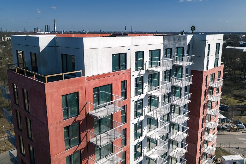 Rubīns I (Jāņa Endzelīna iela 11) - Daugiabutis - statybų nuotraukos