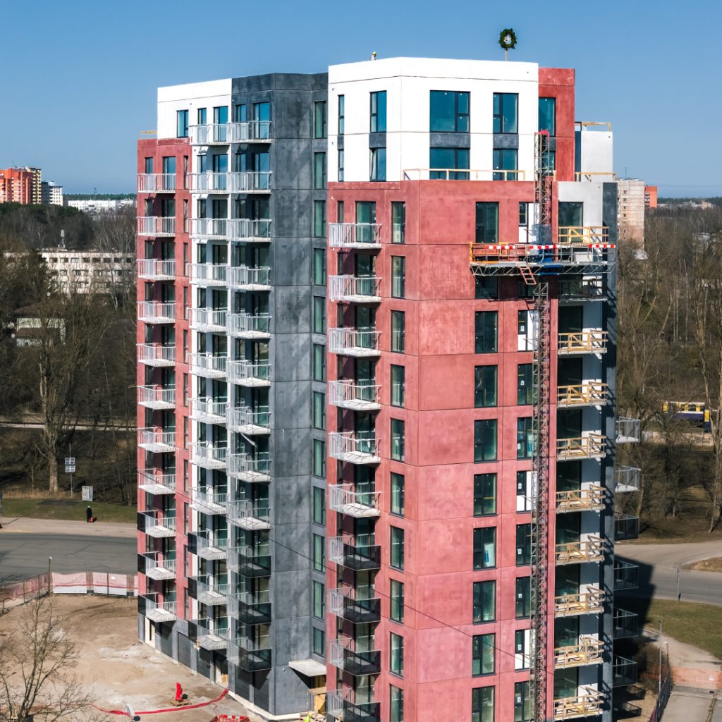 Rubīns I (Jāņa Endzelīna iela 11) - Daugiabutis - statybų nuotraukos