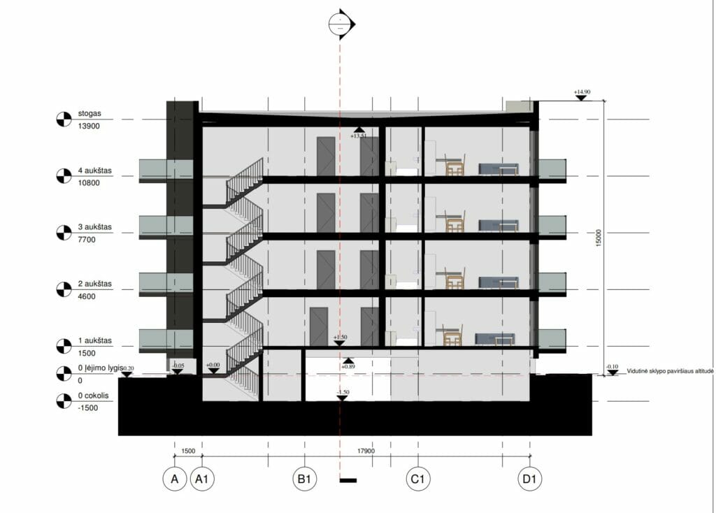Duburio g. 14 (Duburio g. 14) - Multi apartment - visualization