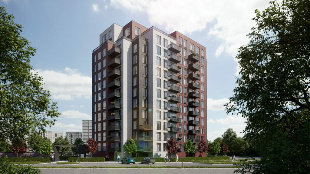 Rubīns I (Jāņa Endzelīna iela 11) - Daugiabutis - vizualizacija