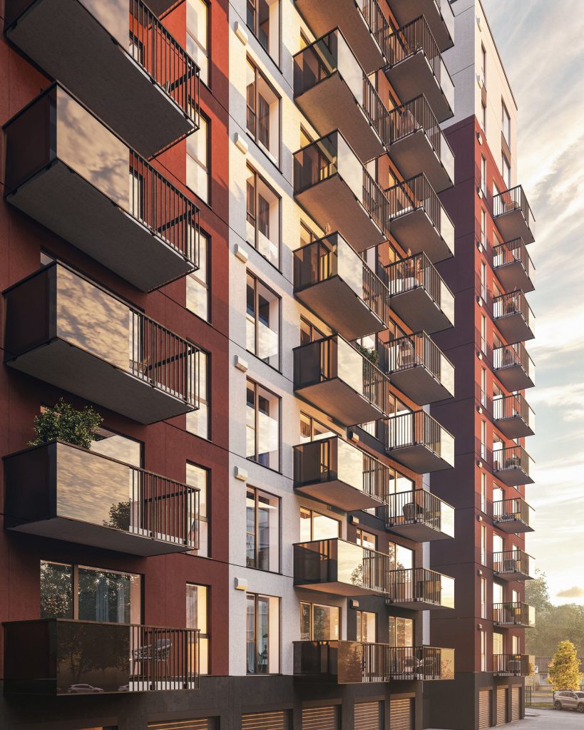 Rubīns I (Jāņa Endzelīna iela 11) - Daugiabutis - vizualizacija