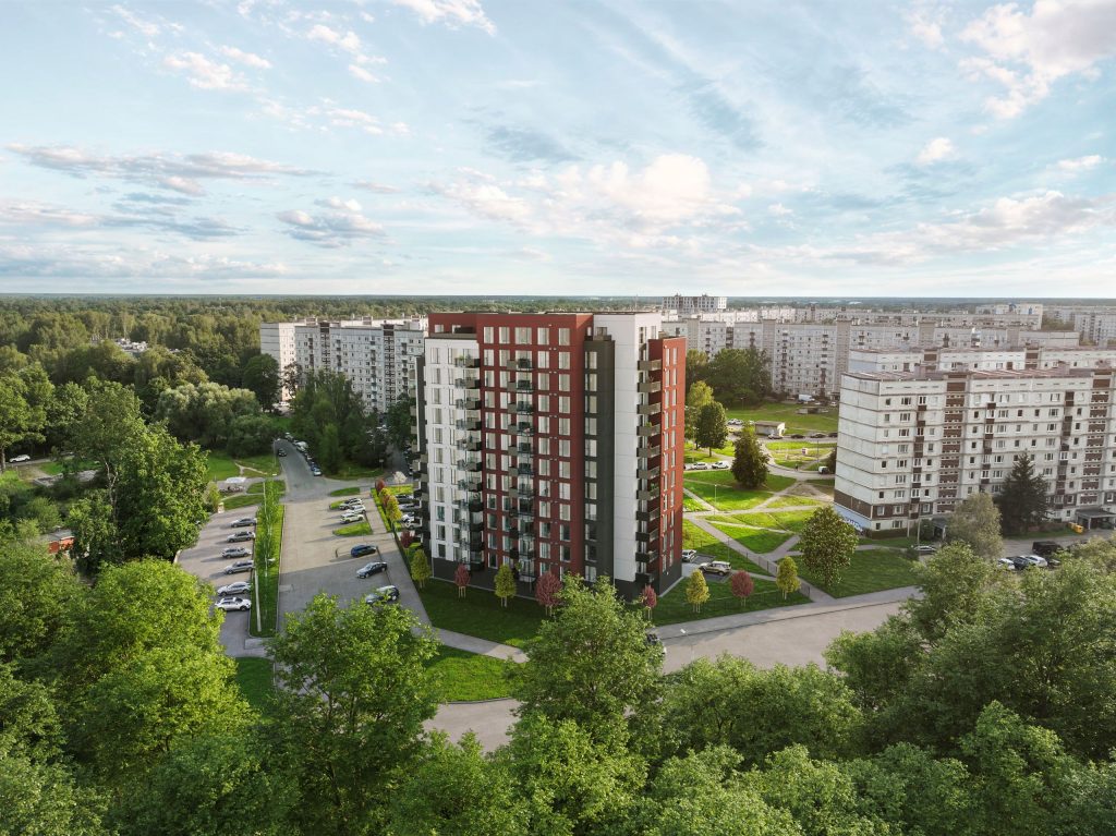 Rubīns I (Jāņa Endzelīna iela 11) - Daugiabutis - vizualizacija