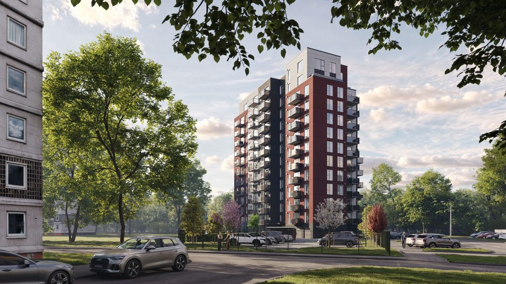 Rubīns I (Jāņa Endzelīna iela 11) - Daugiabutis - vizualizacija