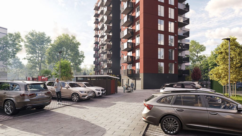 Rubīns I (Jāņa Endzelīna iela 11) - Daugiabutis - vizualizacija