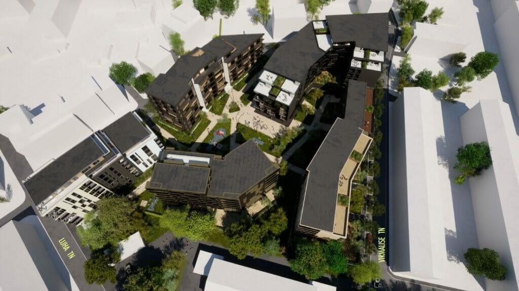 Kristiina 15, 17, 21 / Virmalise 10, 12, 14, 16, 18 (Kristiina 15, 17, 21 / Virmalise 10, 12, 14, 16, 18) - Multi apartment, Other commercial - visualization