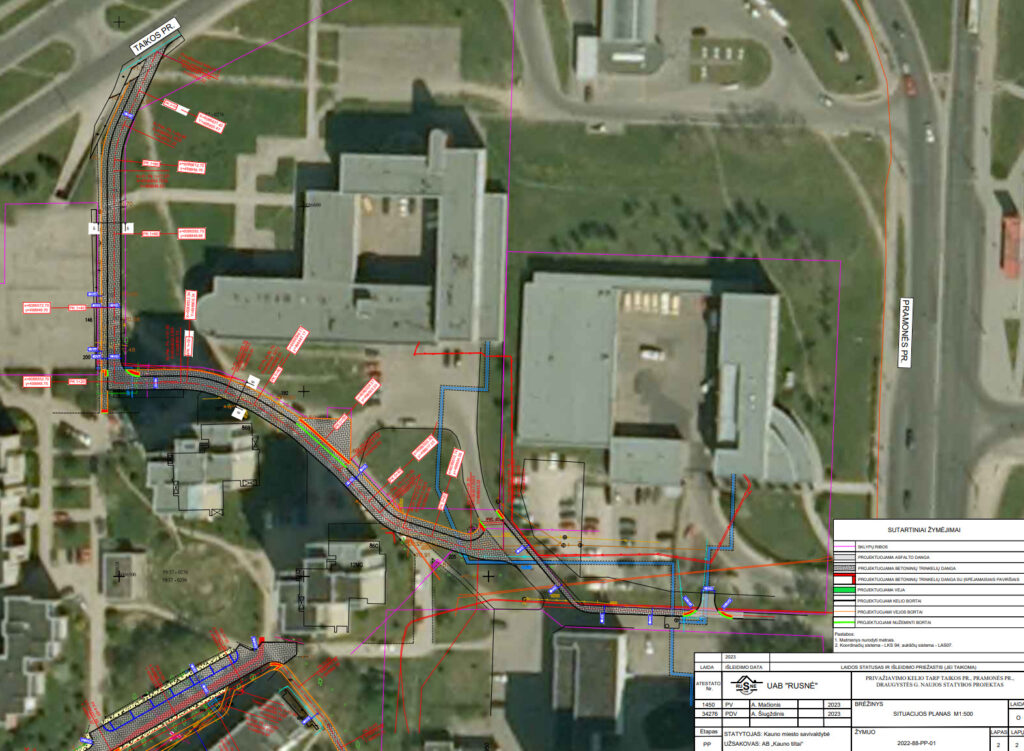 Kvartalo "Bermudų trikampio" nauja gatvė (-) - Street - visualization