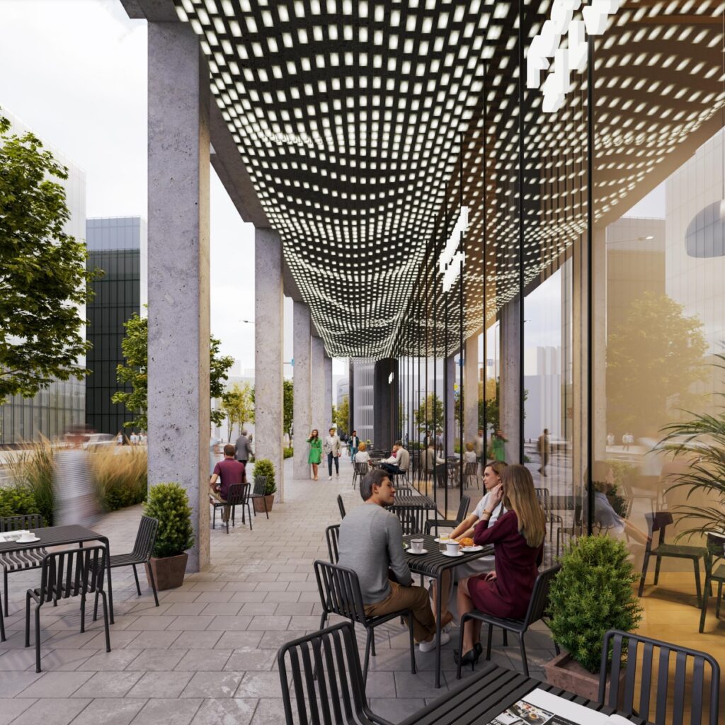 Vilnius Vertical (Lvivo g. 38) - Viešbutis, Daugiabutis, Verslo centras - vizualizacija