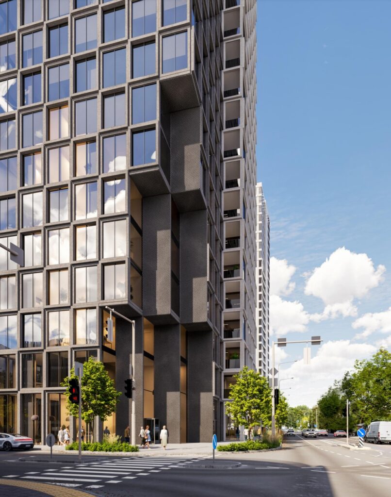 Vilnius Vertical (Lvivo g. 38) - Viešbutis, Daugiabutis, Verslo centras - vizualizacija