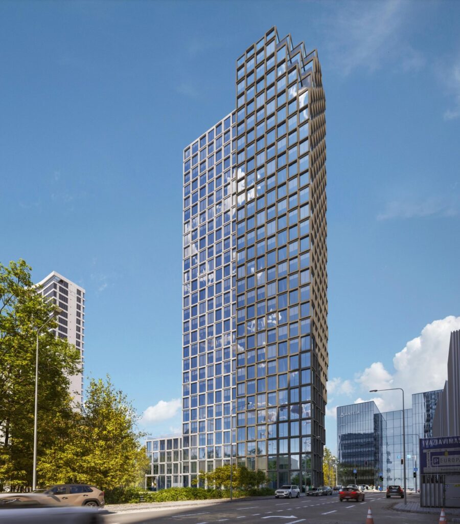 Vilnius Vertical (Lvivo g. 38) - Viešbutis, Daugiabutis, Verslo centras - vizualizacija