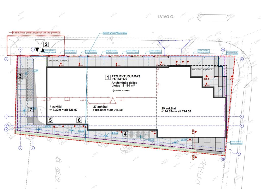 Vilnius Vertical (Lvivo g. 38) - Viešbutis, Daugiabutis, Verslo centras - vizualizacija