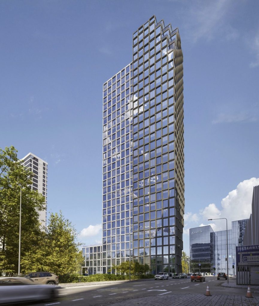 Vilnius Vertical (Lvivo g. 38) - Hotell, Korterelamu, Büroohoone - visuaalne