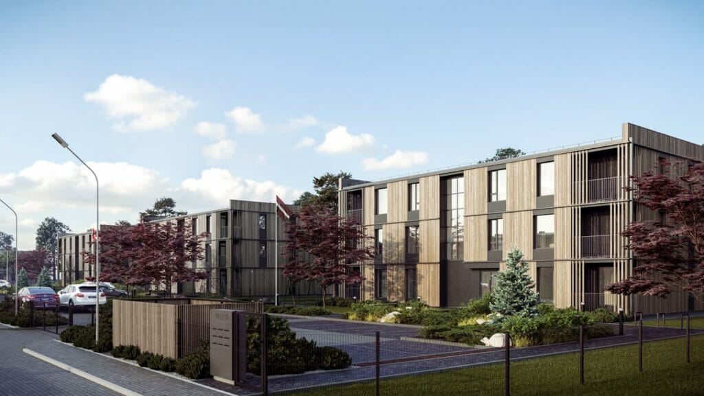 Palejas (Paleju iela 48, 50, 52, 52A, Spilvas iela 1, 3) - Multi apartment - visualization