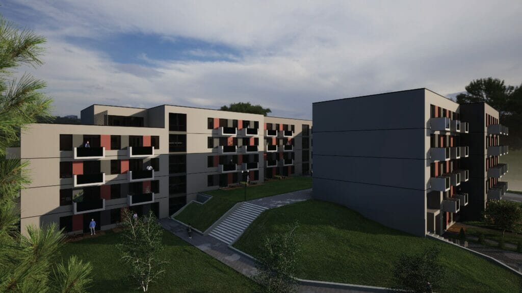 Ryto namai 2 etapas (Duburio g. 4) - Multi apartment - visualization