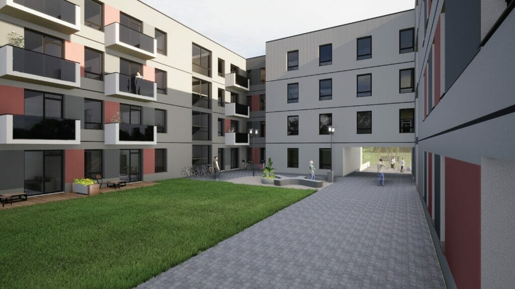 Ryto namai 2 etapas (Duburio g. 4) - Multi apartment - visualization