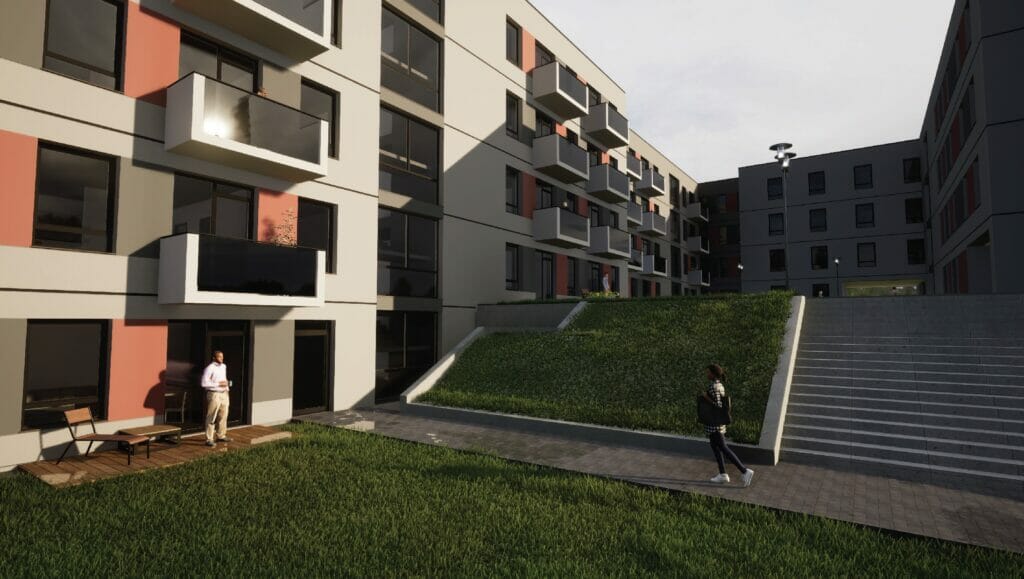 Ryto namai 2 etapas (Duburio g. 4) - Multi apartment - visualization