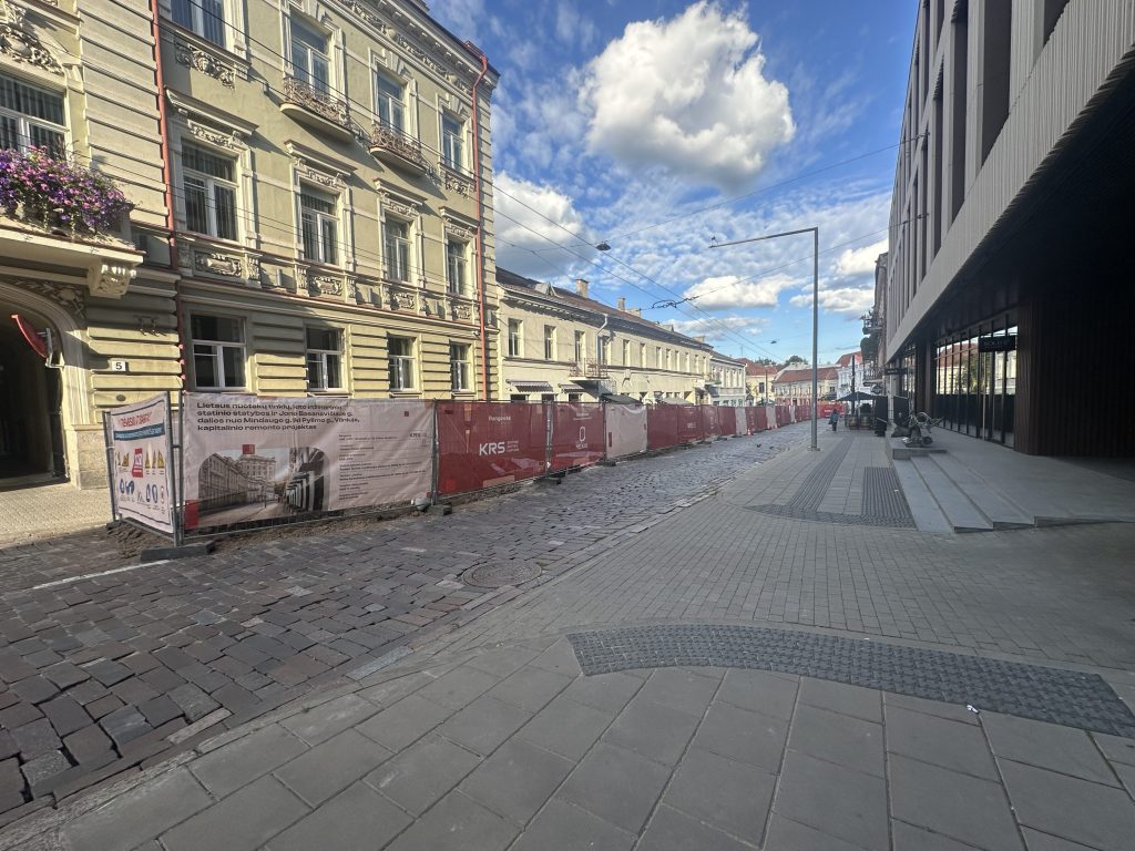 Basanavičiaus g. tarp Mindaugo g. ir Pylimo g (J. Basanavičiaus g.) - Street - construction photos