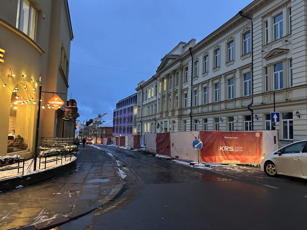 Basanavičiaus g. tarp Mindaugo g. ir Pylimo g (J. Basanavičiaus g.) - Street - construction photos