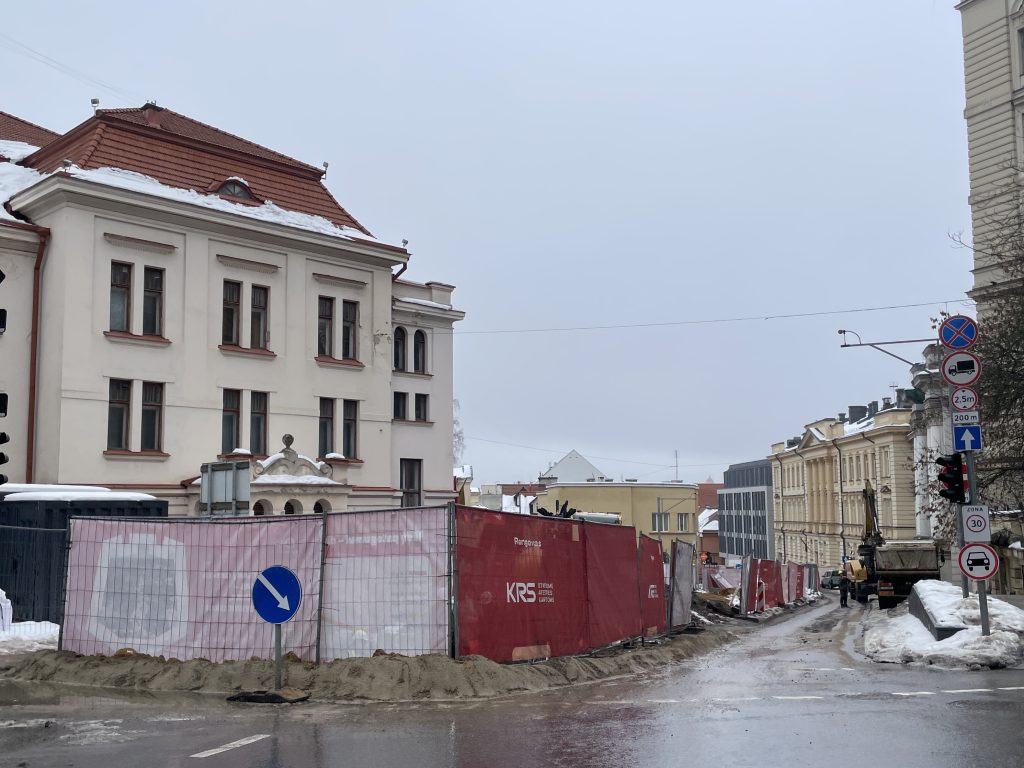 Basanavičiaus g. tarp Mindaugo g. ir Pylimo g (J. Basanavičiaus g.) - Street - construction photos