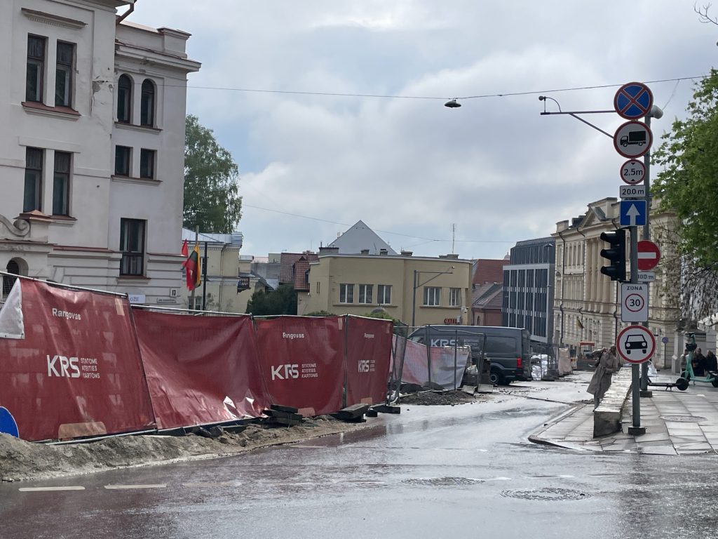 Basanavičiaus g. tarp Mindaugo g. ir Pylimo g (J. Basanavičiaus g.) - Iela - būvdarbu attēli