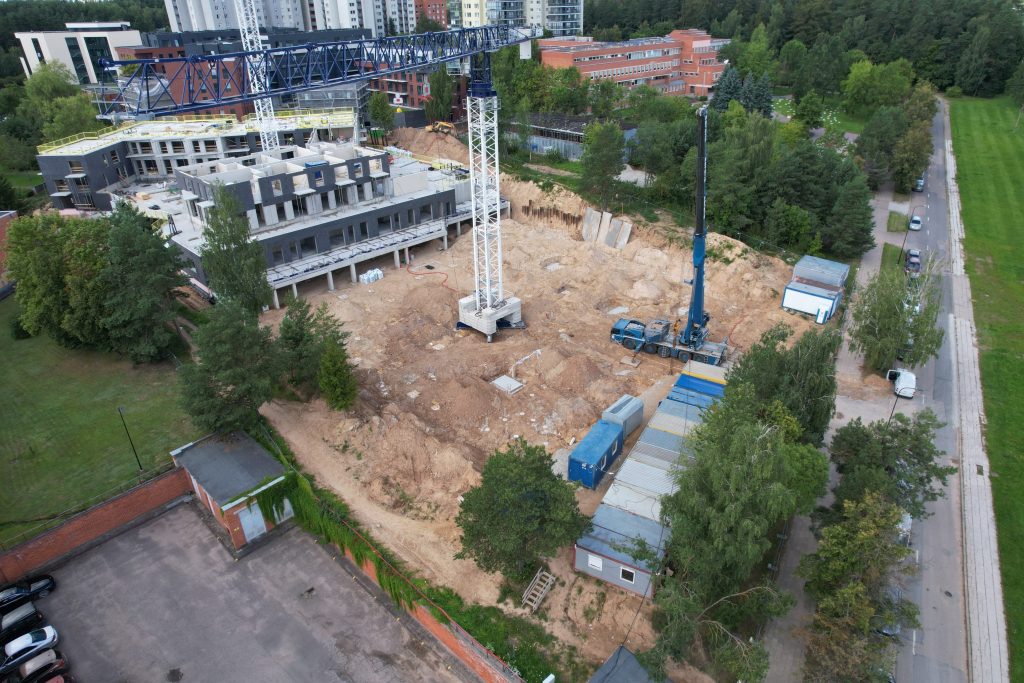 Baltupis 2 etapas (Didlaukio g. 45B) - Multi apartment - construction photos