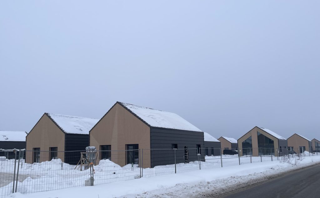 Skandinavų vilos (Ragupės g. 7, 8, 9, 10, 11, 12, 13, 14, 15, 16, 18,  Trušelių k.) - Privātmāju kopienas - būvdarbu attēli