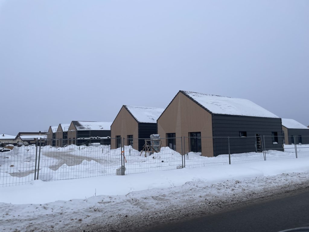 Skandinavų vilos (Ragupės g. 7, 8, 9, 10, 11, 12, 13, 14, 15, 16, 18,  Trušelių k.) - Privātmāju kopienas - būvdarbu attēli