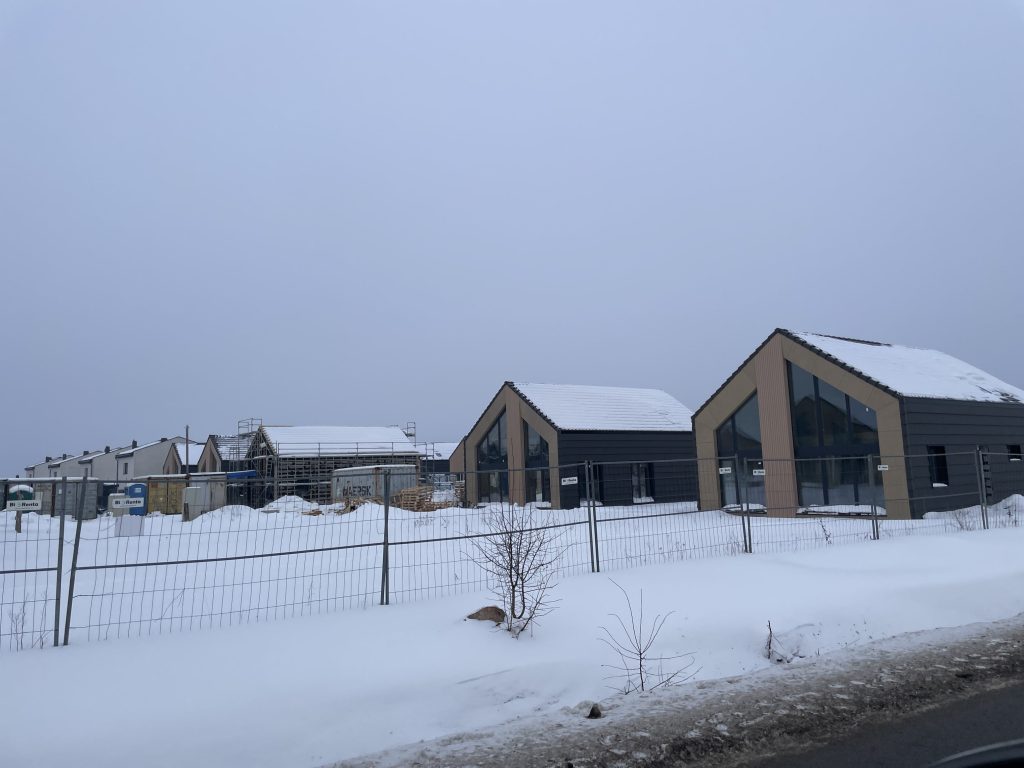 Skandinavų vilos (Ragupės g. 7, 8, 9, 10, 11, 12, 13, 14, 15, 16, 18,  Trušelių k.) - Privātmāju kopienas - būvdarbu attēli