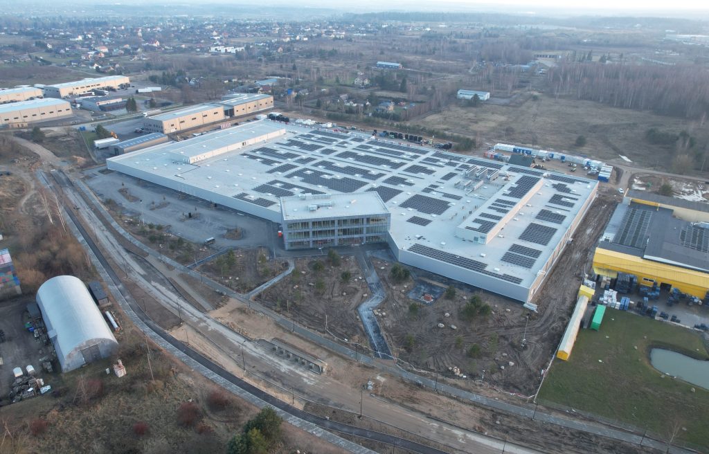 Teltonika High Tech Hill 1 etapas (spausdintinio montažo plokščių (PCB) gamykla) (Gaujos g. 4) - Light manufacturing - construction photos