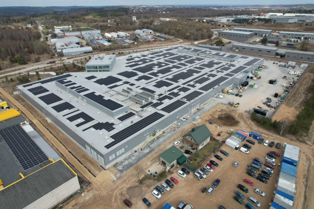 Teltonika High Tech Hill 1 etapas (spausdintinio montažo plokščių (PCB) gamykla) (Gaujos g. 4) - Light manufacturing - construction photos