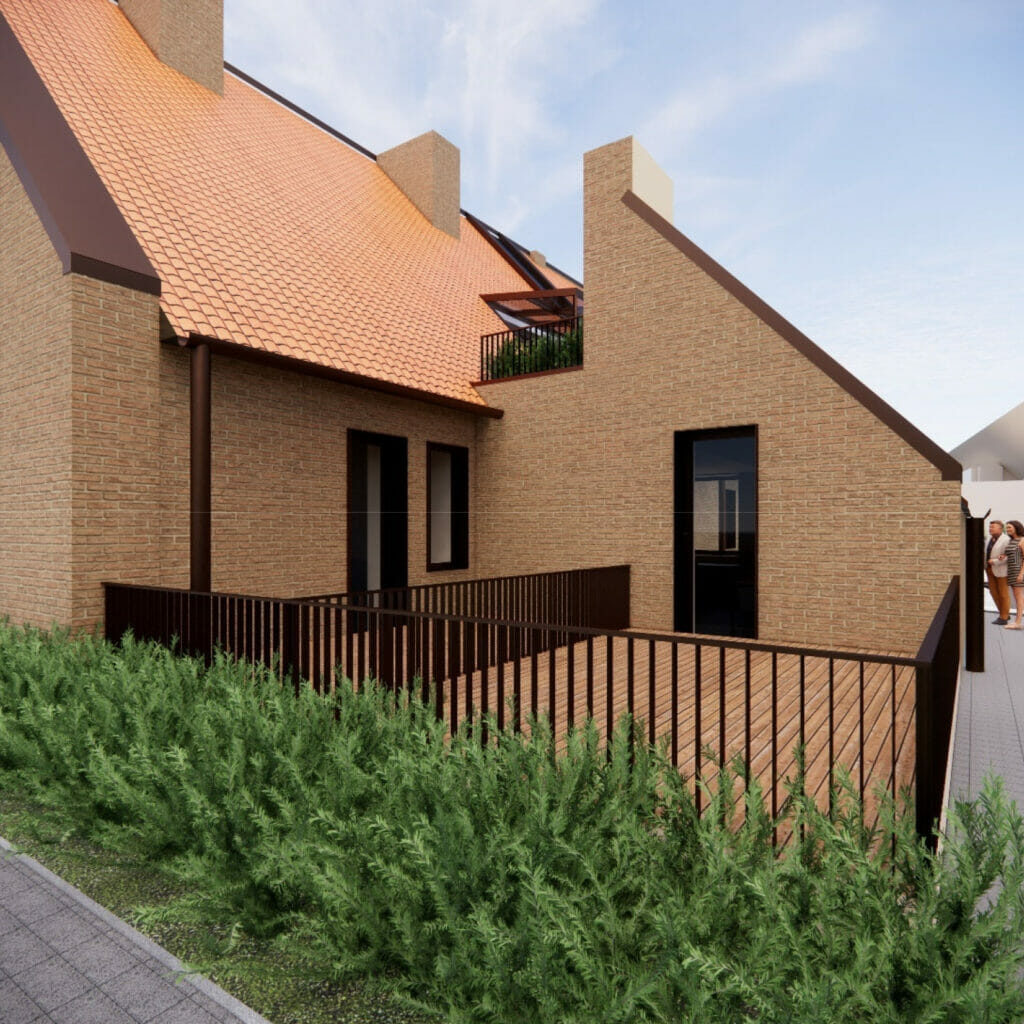 Balasta dambis 34 (Balasta dambis 34) - Food services, Office center, Private house community - visualization