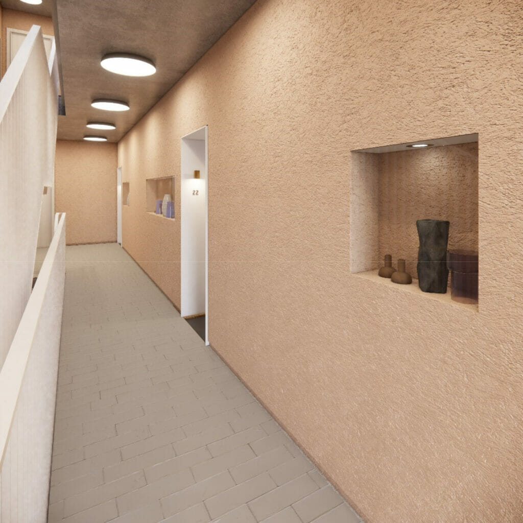 Balasta dambis 34 (Balasta dambis 34) - Food services, Office center, Private house community - visualization