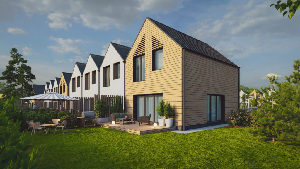 Sveiki! Kalnėnuose 2 etapas (Baskų g. 80) - Row housing - visualization