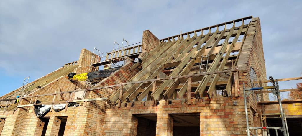 Balasta dambis 34 (Balasta dambis 34) - Food services, Office center, Private house community - construction photos