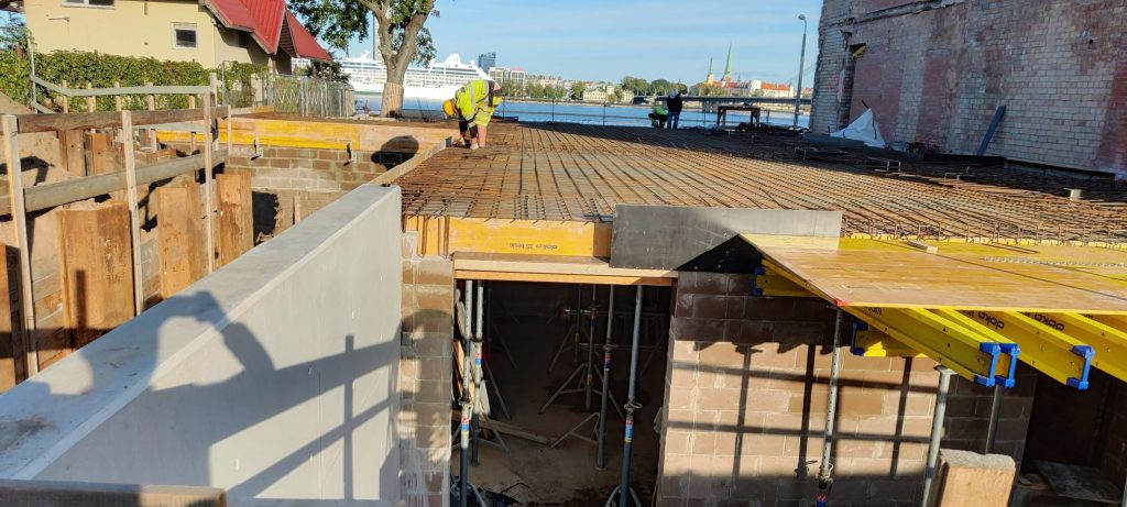 Balasta dambis 34 (Balasta dambis 34) - Food services, Office center, Private house community - construction photos