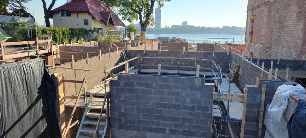 Balasta dambis 34 (Balasta dambis 34) - Food services, Office center, Private house community - construction photos