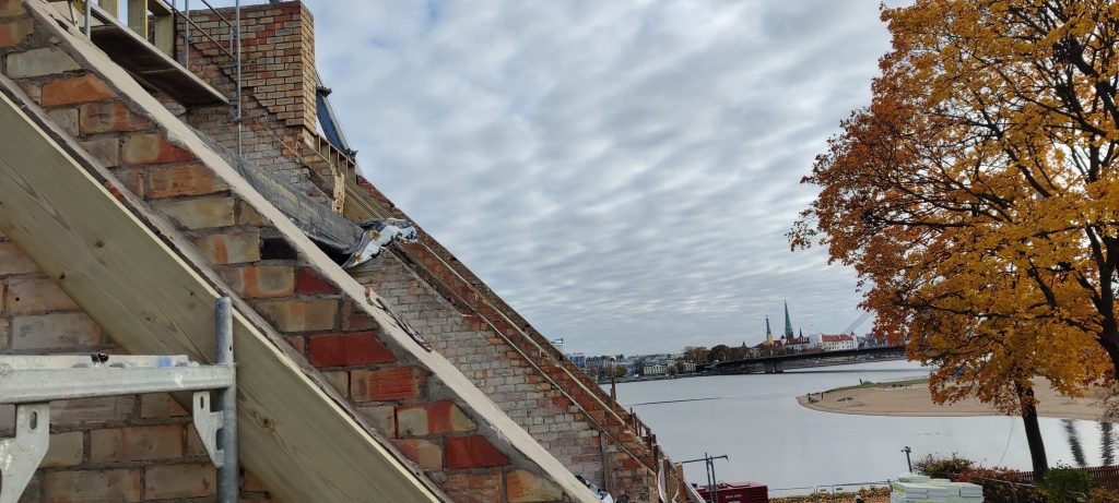 Balasta dambis 34 (Balasta dambis 34) - Food services, Office center, Private house community - construction photos