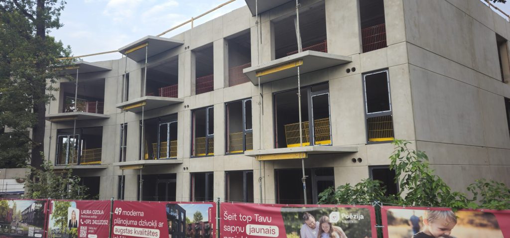 Poēzija (Ojāra Vācieša iela 8) - Multi apartment - construction photos