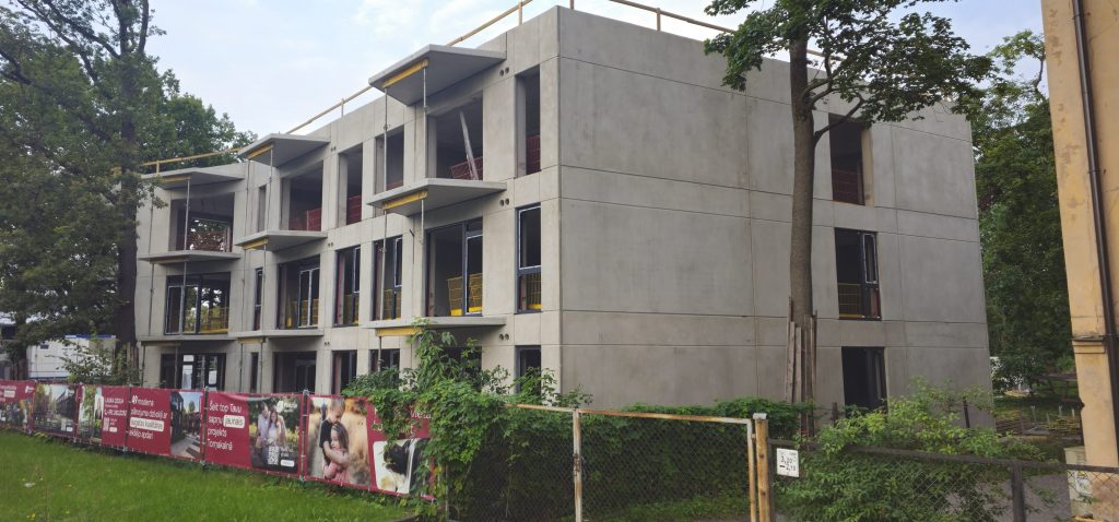 Poēzija (Ojāra Vācieša iela 8) - Multi apartment - construction photos